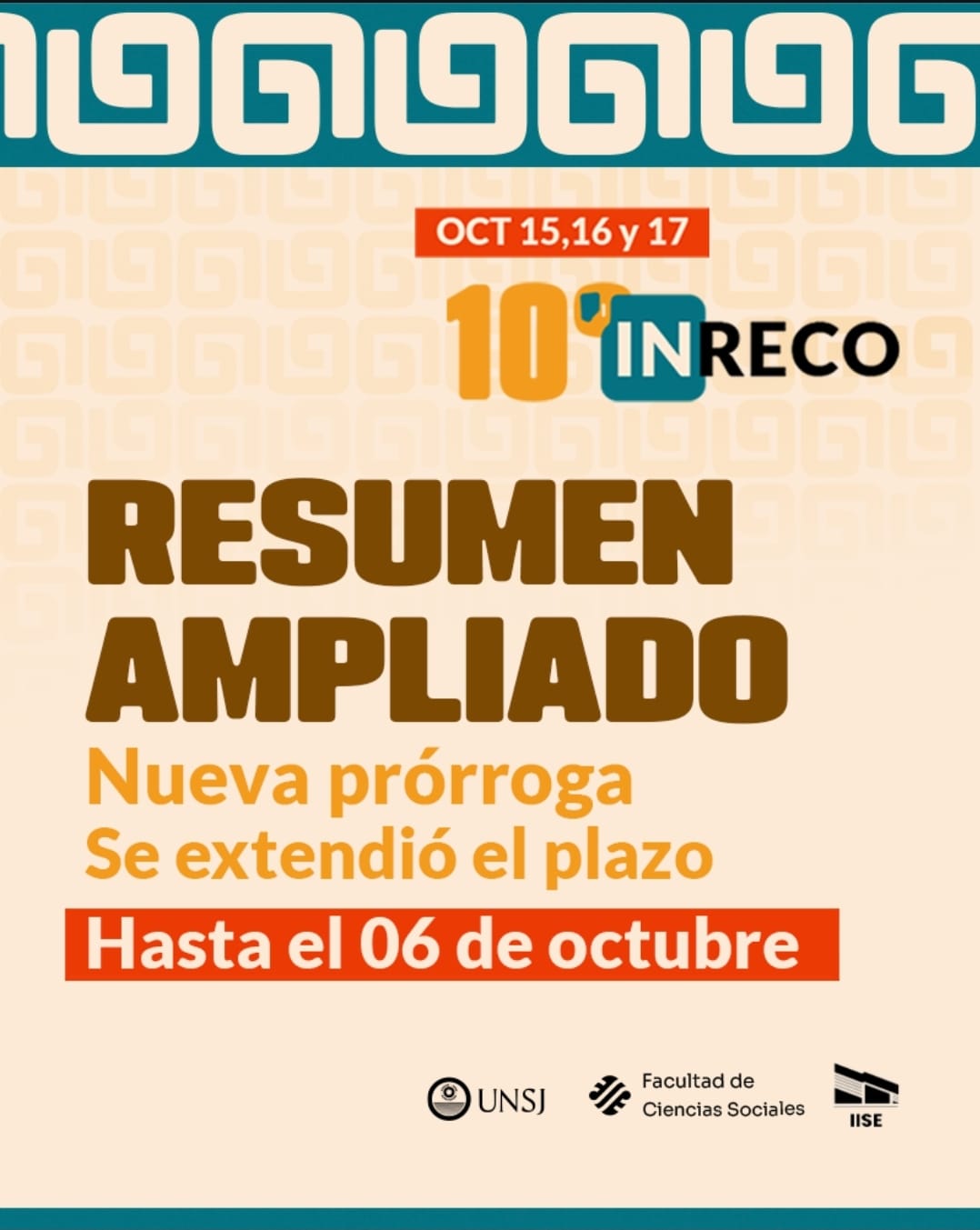 Prorroga Resúmenes ampliados